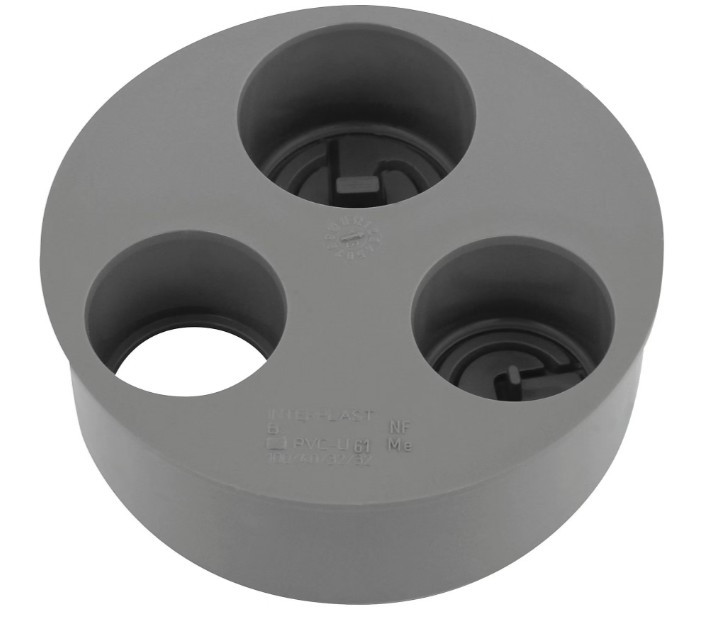 TAMPON DE REDUCTION TRIPLE  OPERCCULABLE PVC 100/40/32/32