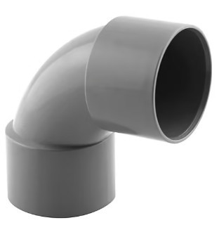 COUDE PVC FEMELLE/FEMELLE 87°
