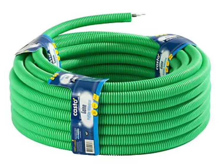 GAINE ELECTRIQUE VERTE DIAM 25