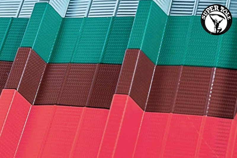 Tôle Bac ALUMINIUM Prélaquée